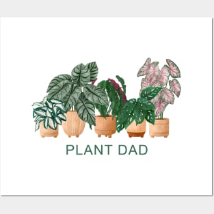 Plant Dad Quote illustration Posters and Art